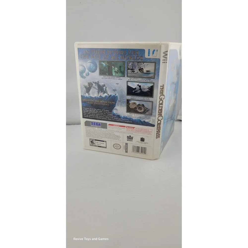The Golden Compass (Nintendo Wii, 2007) Game‎ and Case Tested and Working Great